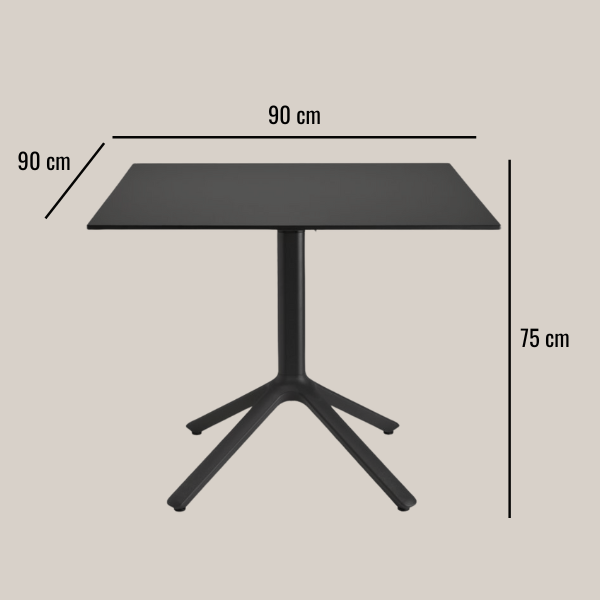 Miza Line, pravokotna