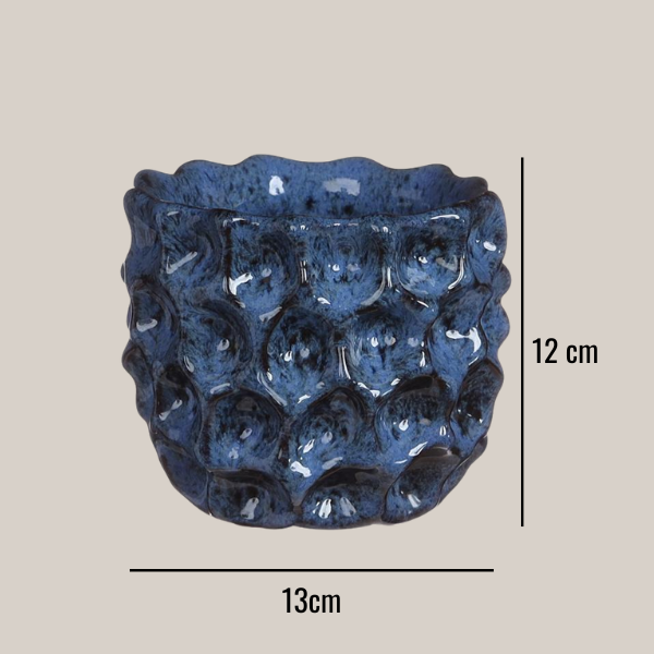 Lonec za rože Blue s teksturo