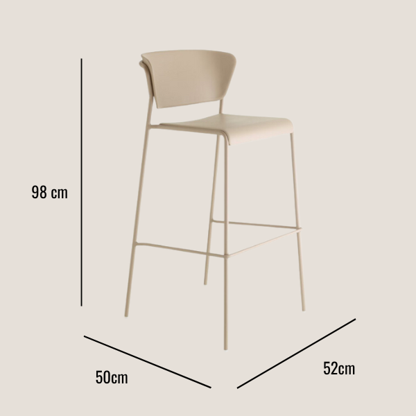 Bar Stool - Natur, beige
