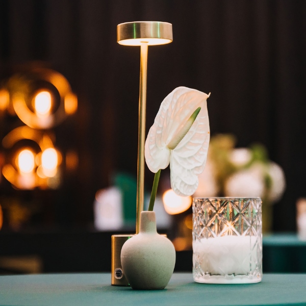 Battery Table Lamp Gold