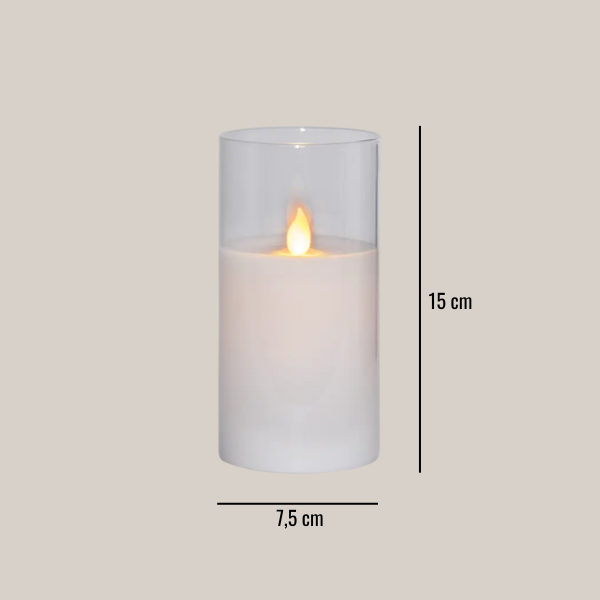 Baterijska sveča v vazi L