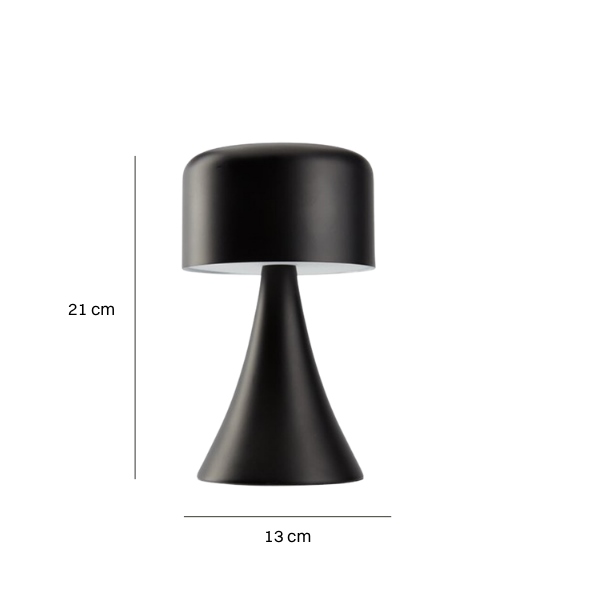Baterijska svetilka Slim Black