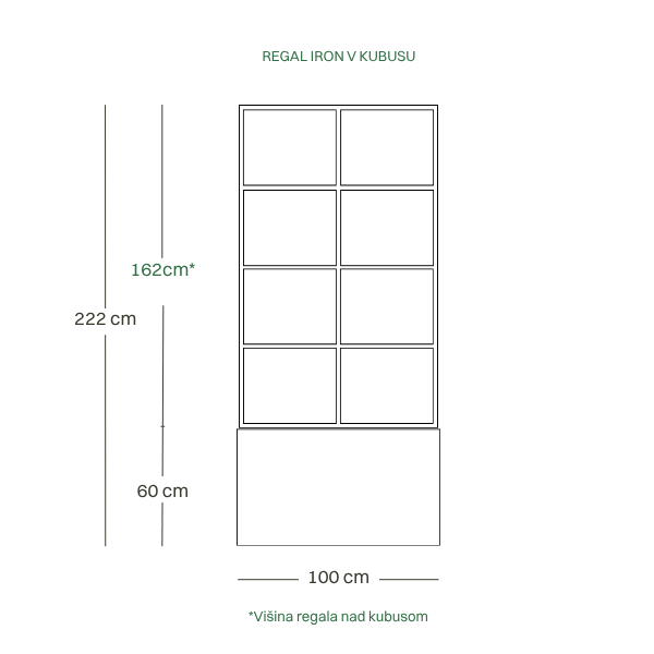 Shelving unit Iron 