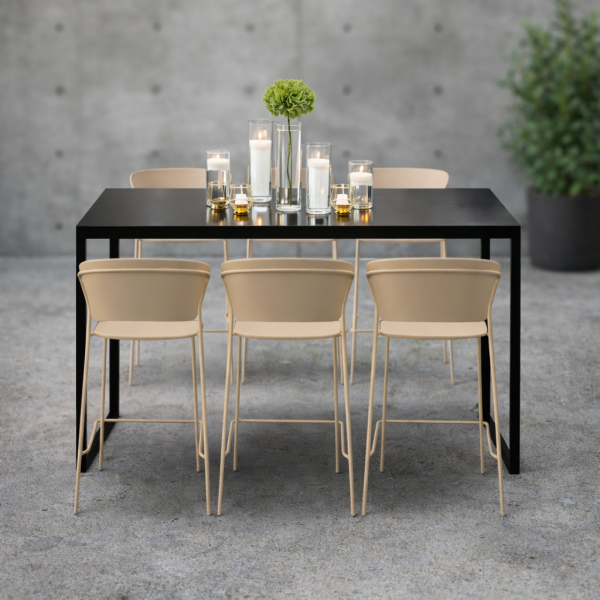 Bar table - Slim 180, black