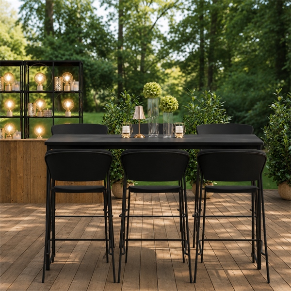 Bar Stool - Night, black
