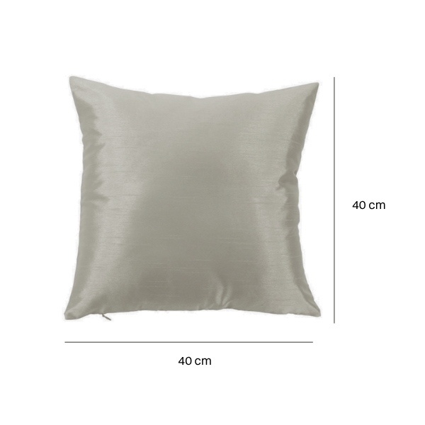 Dekorativna blazina 40, Satin, srebrna