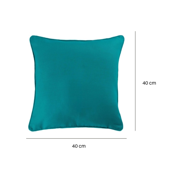 Decorative Cushion 40, turquoise