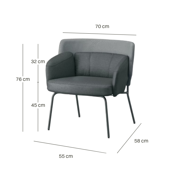 Armchair Line - Grey