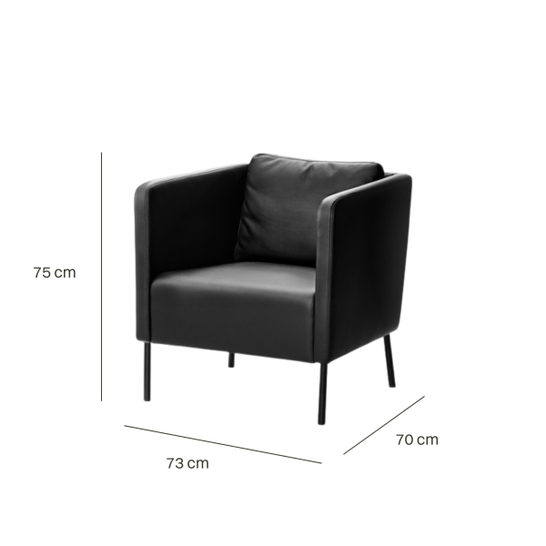 Armchair Soft - Black