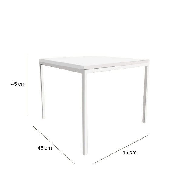 Coffee Table - Cube, white