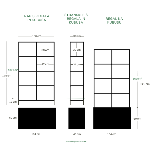 Shelving unit Iron