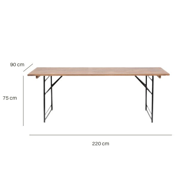Long table - Iron