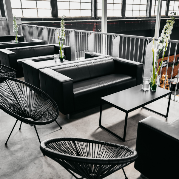 Sedežna garnitura Soft, črna