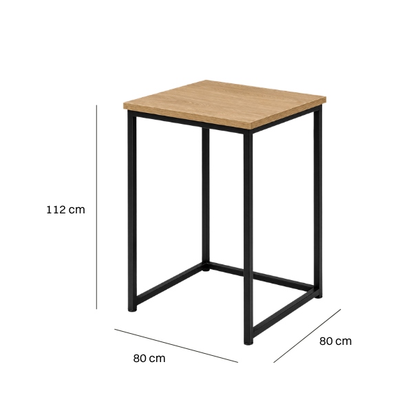 Bar table - Slim 80, wood