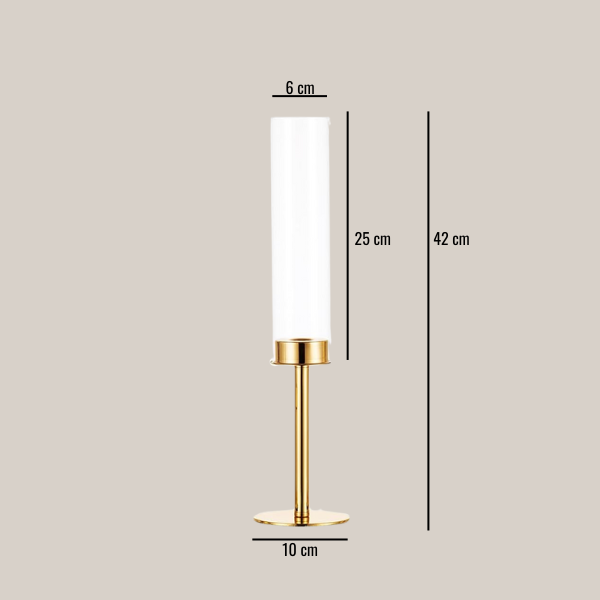 Svečnik Elegant gold M