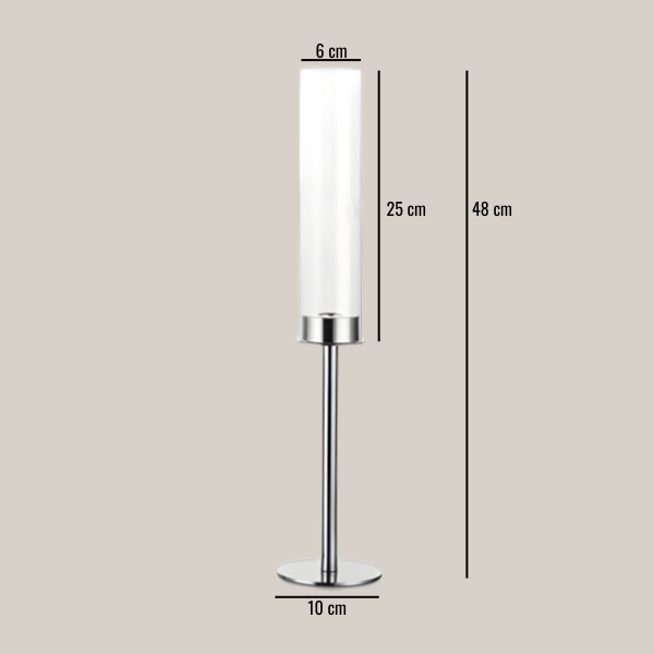 Svečnik Elegant Silver L