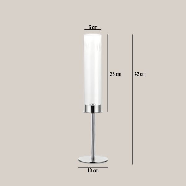 Svečnik Elegant Silver M