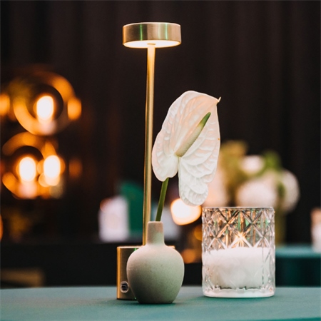 Battery Table Lamp Gold