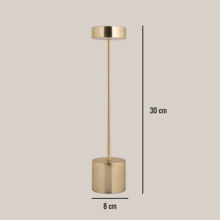 Baterijska namizna svetilka Gold