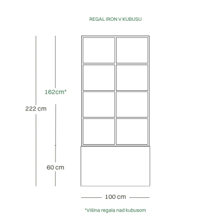 Shelving unit Iron 
