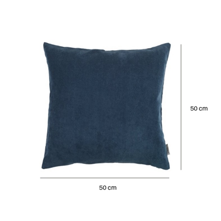 Decorative Cushion 40, velvet blue