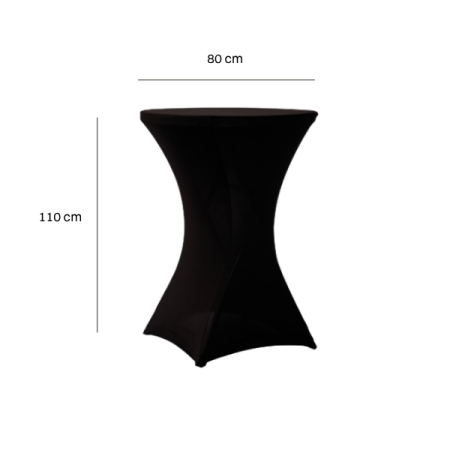 Bar table - Fold, black 80