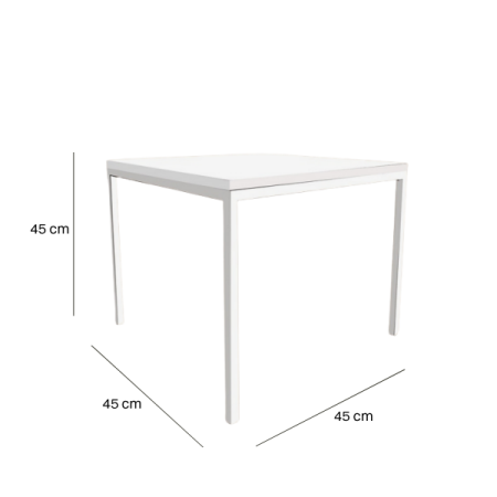 Coffee Table - Cube, white