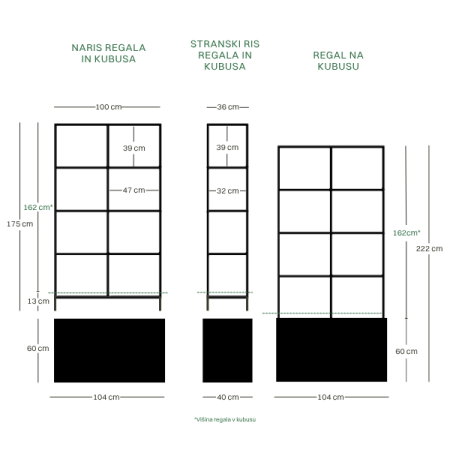 Shelving unit Iron