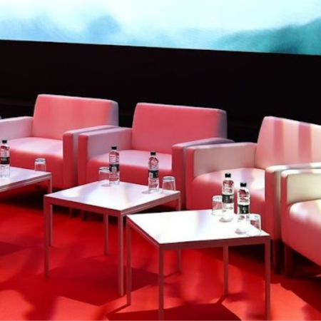 Miza klubska Cube, bela