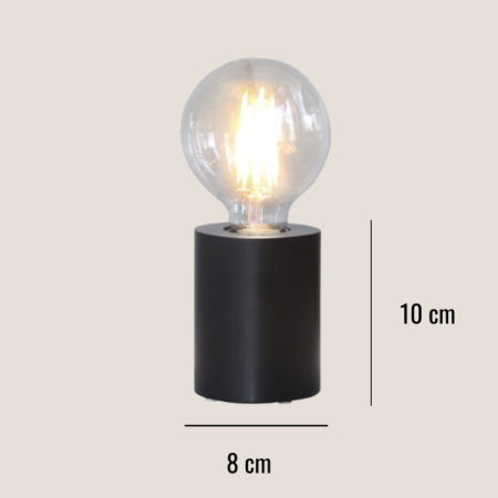 Namizna svetilka Slim - Black S