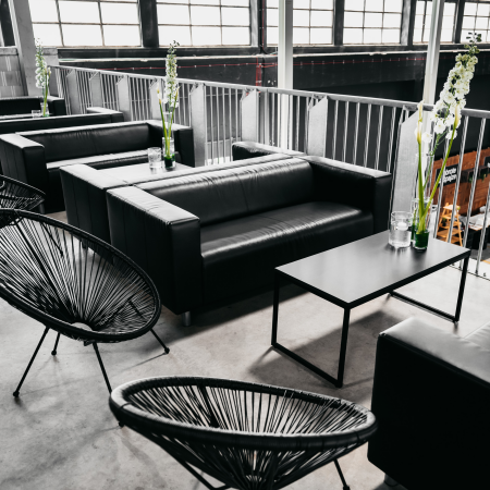 Sedežna garnitura Soft, črna