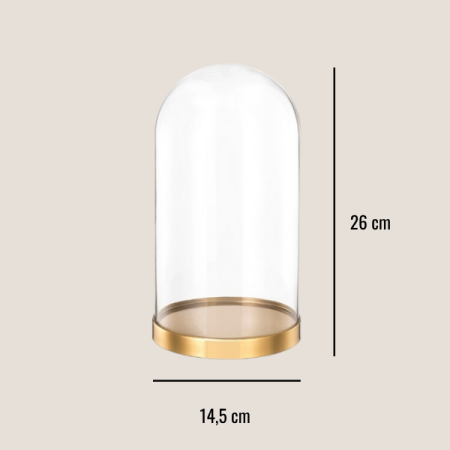 Glass Dome Gold