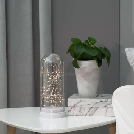 Battery Light Up Glass Dome