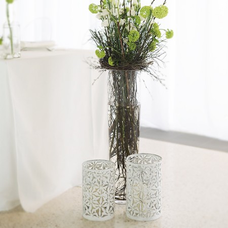 Vintage flower pot - Lace