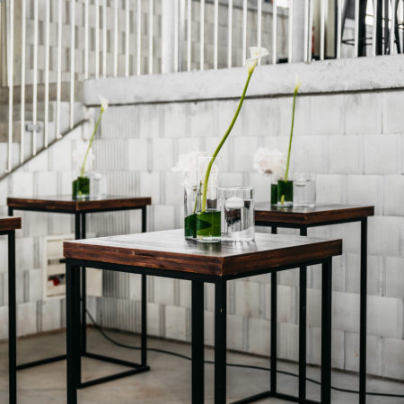 Bar table - Slim 80, wood