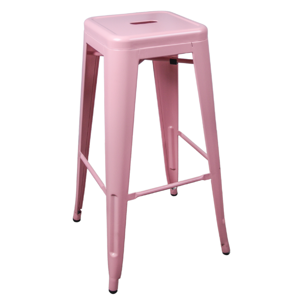 Stol barski Tolix, roza