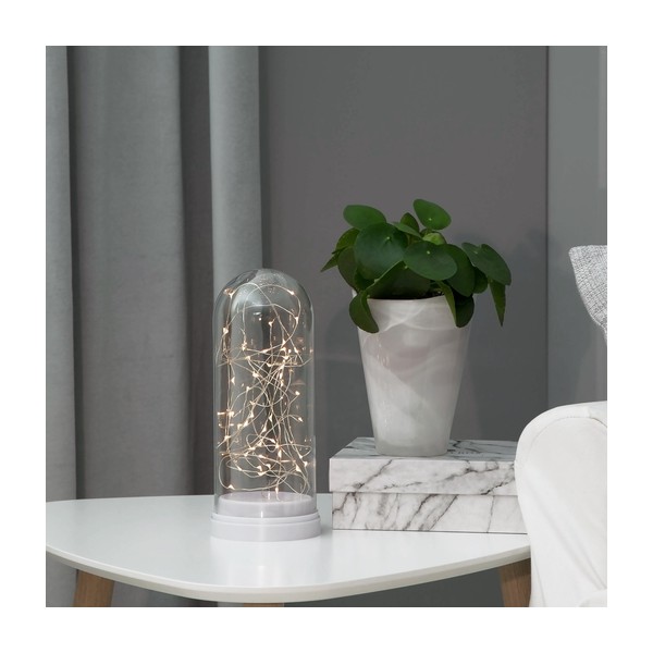 Battery Light Up Glass Dome