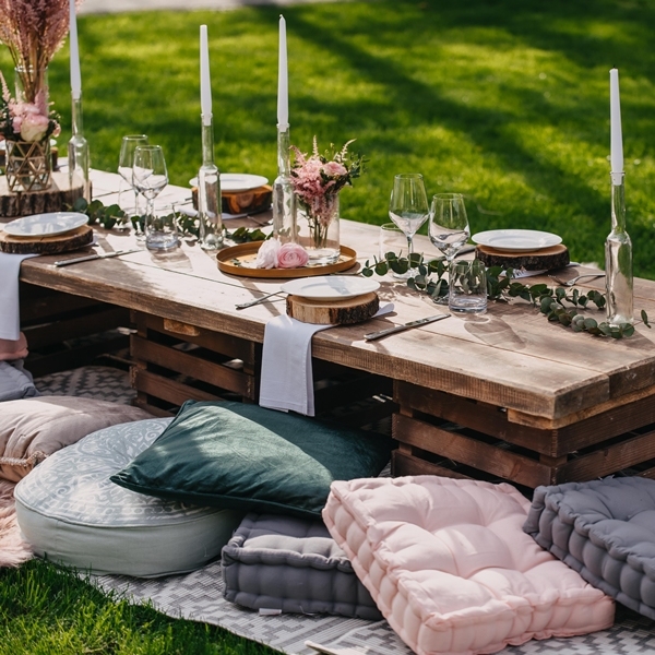 Decorative Cushion 45, Velvet Green