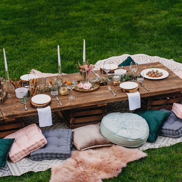 Miza nizka Wood Boho