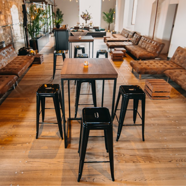 Bar table - Slim 80, wood