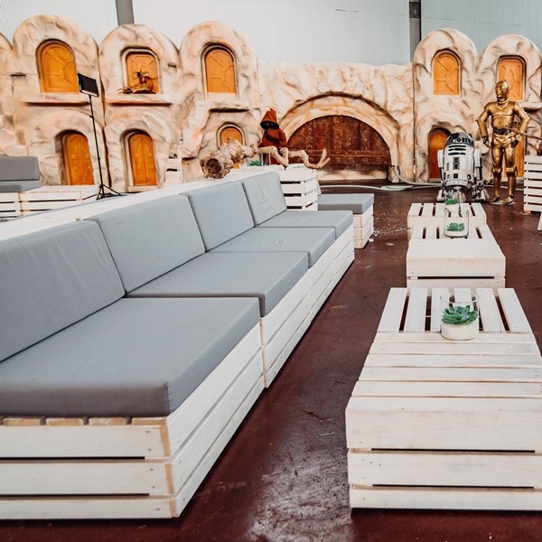 Low seat - White Wood