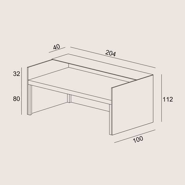 Bar Cube, črn