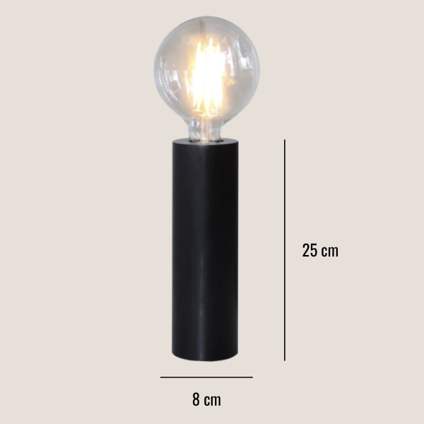 Table lamp Slim Black L