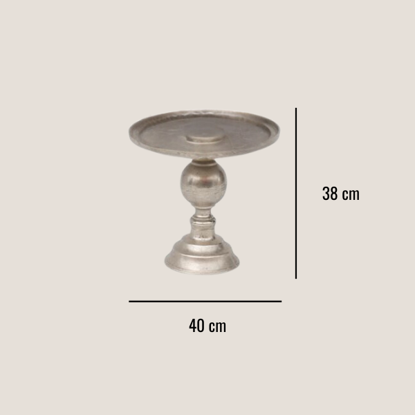 Silver round stand