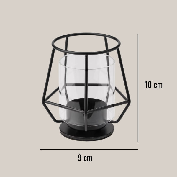 Tealight holder - Black Wire