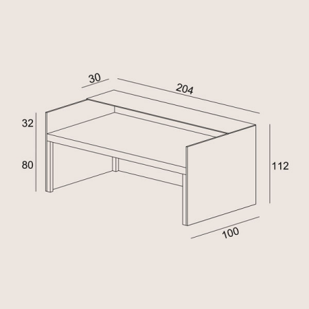 Bar Cube, črn