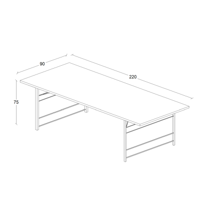 Long table - Iron