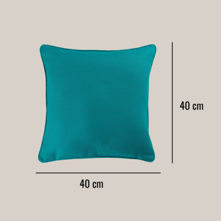 Decorative Cushion 40, turquoise