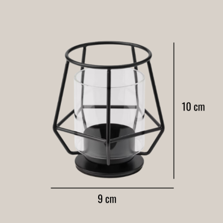 Tealight holder - Black Wire