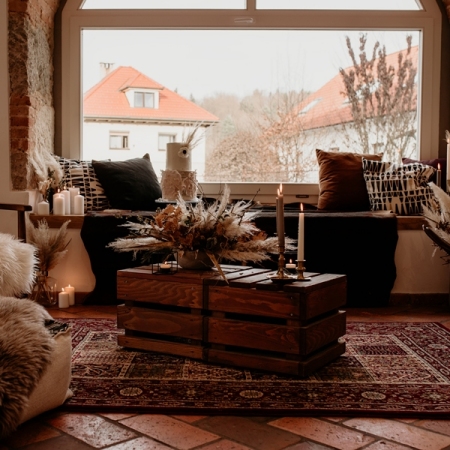 Coffee Table - Wood - Brown